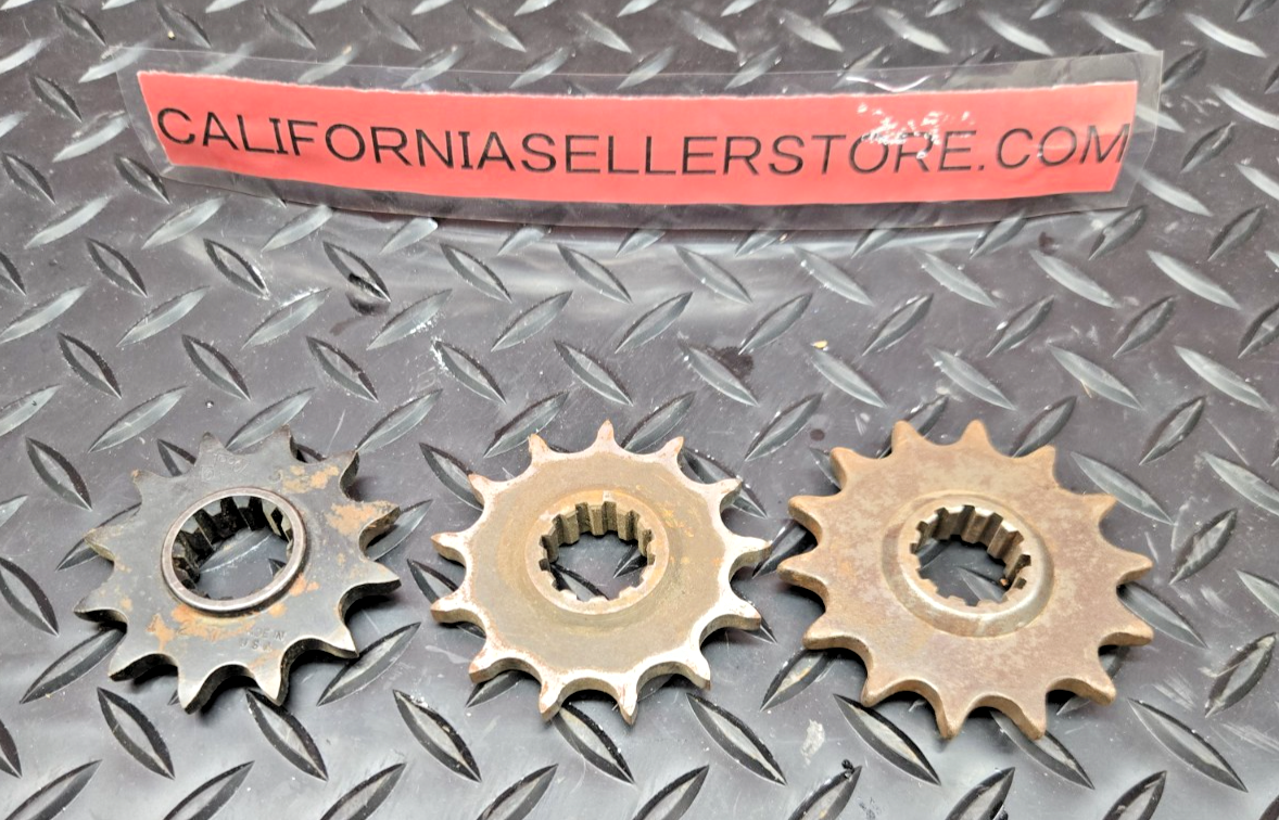 3X HUSQVARNA 510 TE 1987 Front drive sprocket Husqvarna 12T 13T 14T