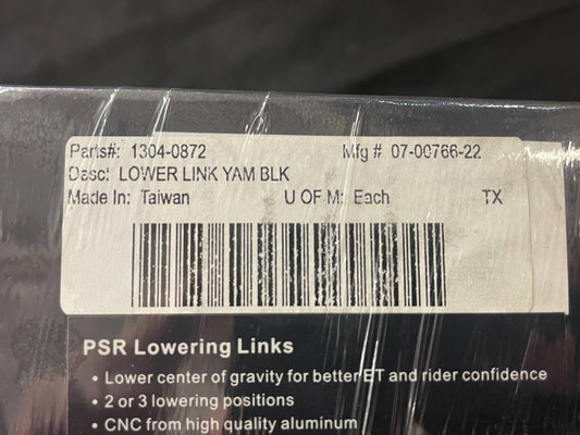2020/25 YAMAHA MT-03 PSR Lowering Link Black, 1304-0872 07-00766-22  #0297
