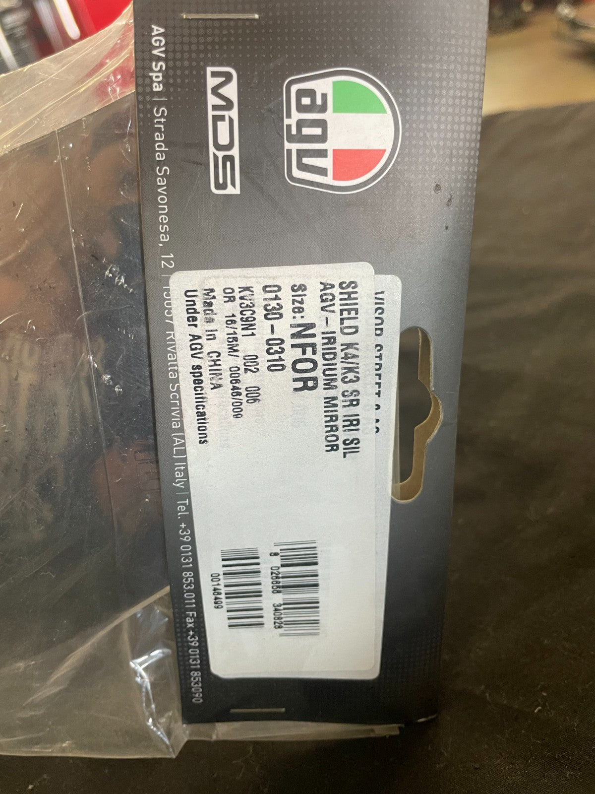 AGV K3 K4 Visor IRIDIUM 0130-0310  #0187