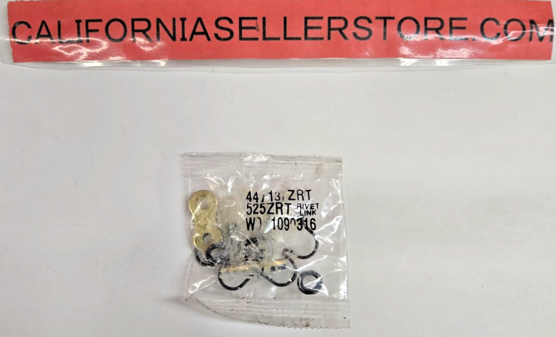 Regina 525 ZRT Z-Ring Chain Rivet Master Link - GOLD #1163