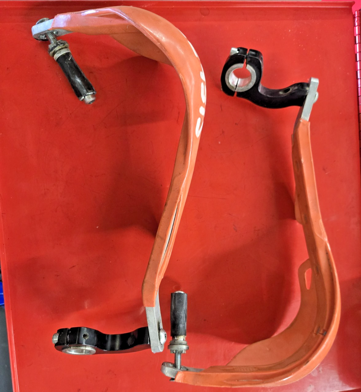 ACERBIS HAND GUARDS ALUMINUM INNER STRAIGT FAIDED #0552