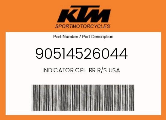 KTM 390 OEM Blinker  TURN SIGNAL  90514526044 #0389