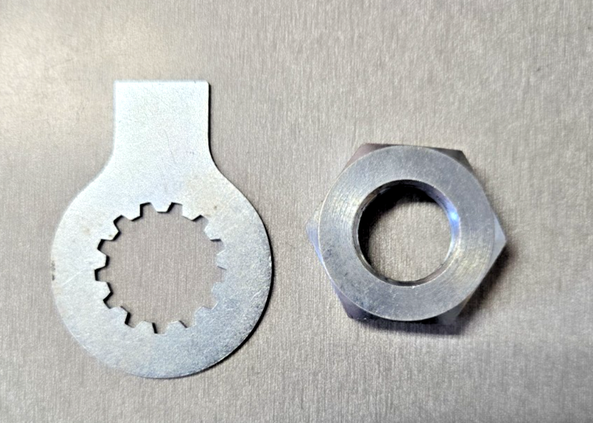 SUZUKI DRZ400 GZ250 GN400 SP500 FRONT SPROCKET NUT & LOCK WASHER #0722
