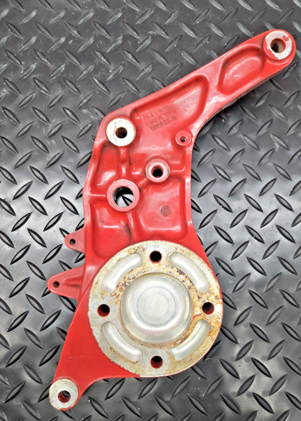 Moto Guzzi V11 Le Mans  2000 front right foot rest peg mount bracket #0529
