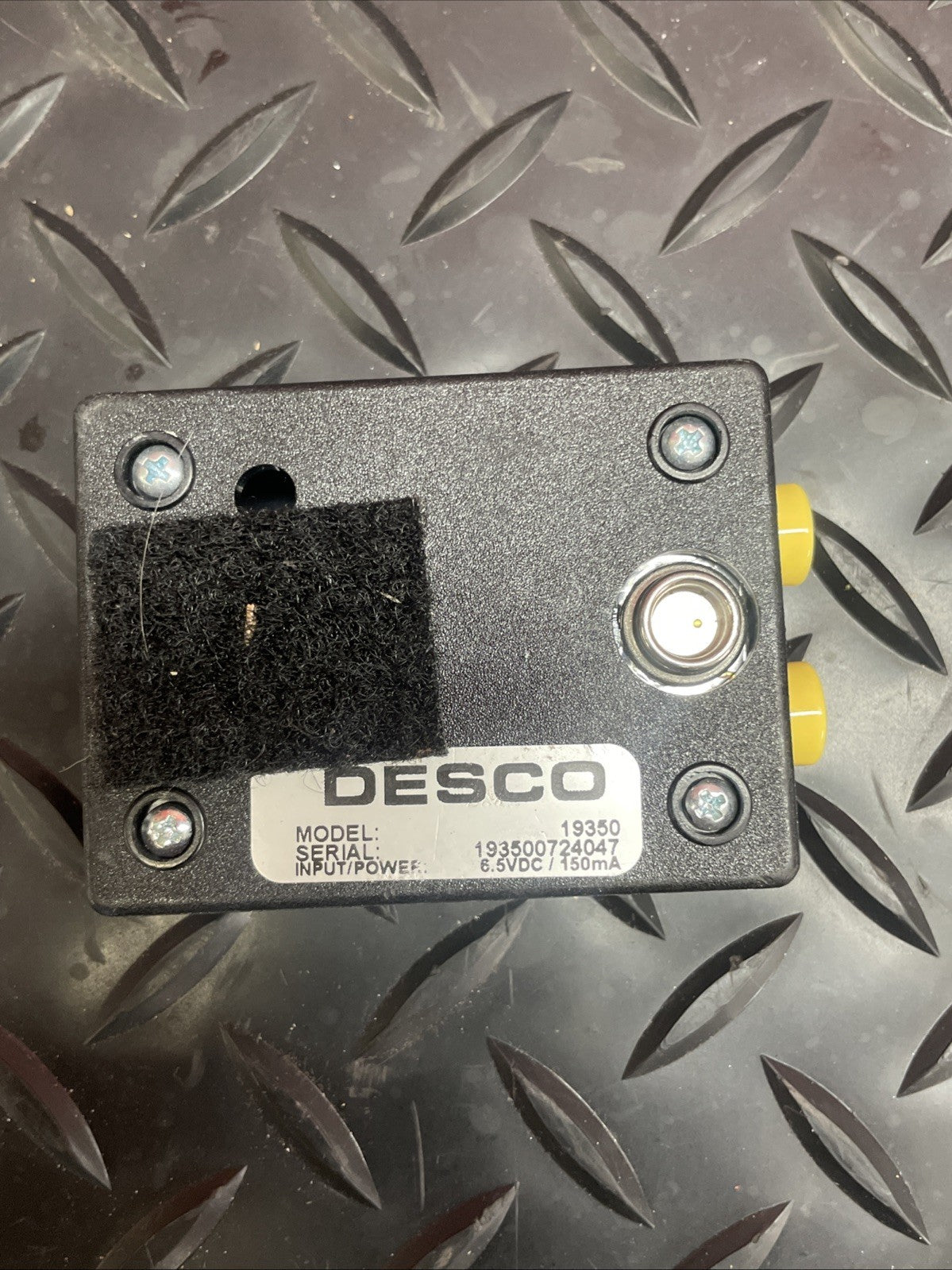 Desco 19350 Touch Tester 6.5VDC / 150mA - FOR PARTS  #1290