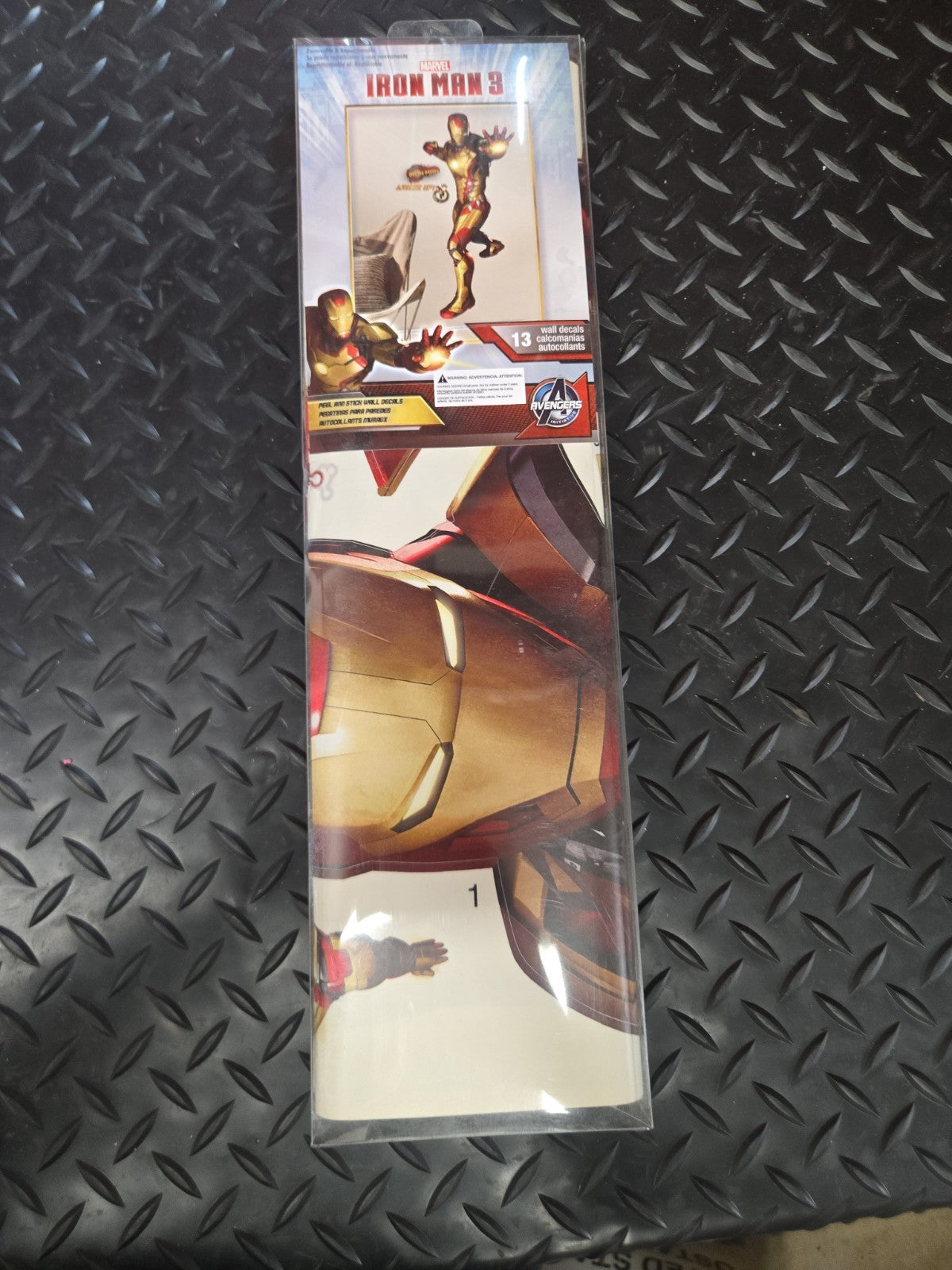 MARVEL AVENGERS - IRON MAN 3 PEEL & STICK GIANT WALL DECALS - RMK2339GM #1159