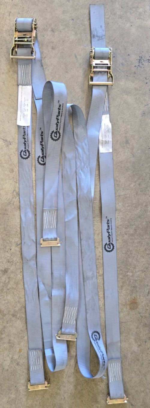 2" x 16ft E-Track Ratchet Straps 2 Pack 3000lbs Heavy Duty #0006