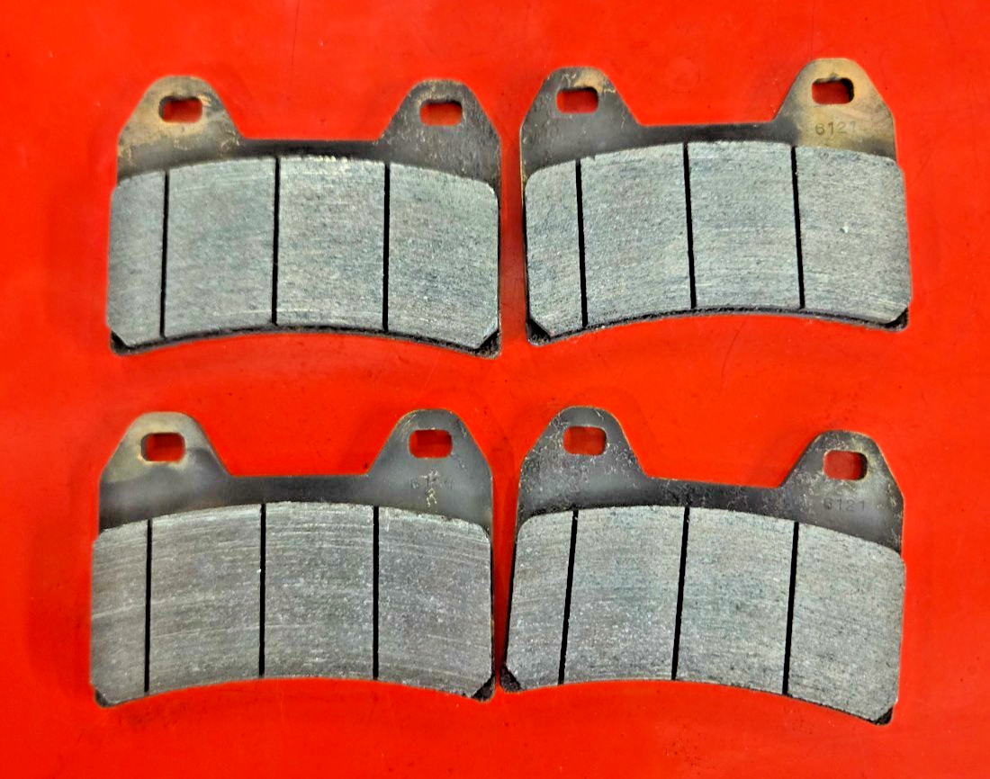 BREMBO FRONT USED BRAKE PADS SET TT2182FF  BREMBO 07.6708.72  #0387