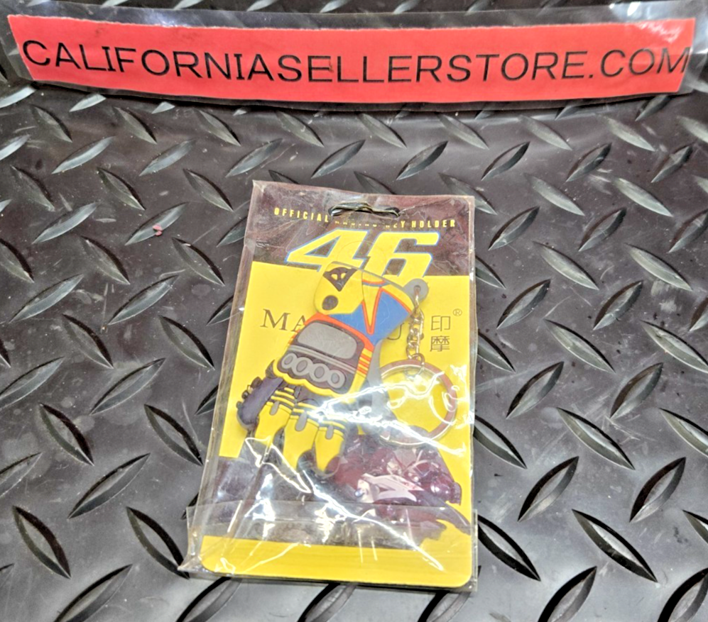 VR46 Keychain Valentino Rossi 46 MotoGP RacinG DAINESE GLOVE #1190