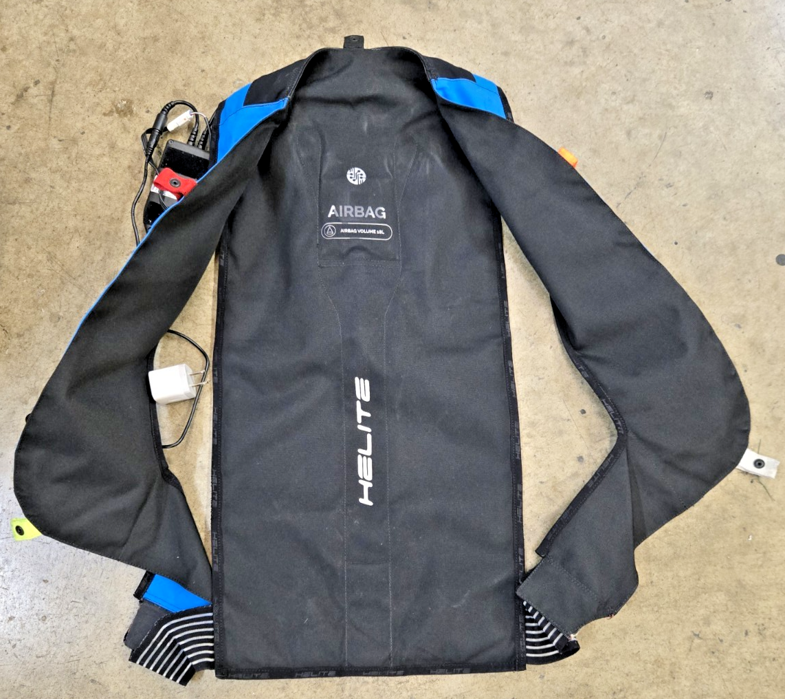 Helite Airbag Vest for 1 piece racing suit Electronic Deployment, Medium
