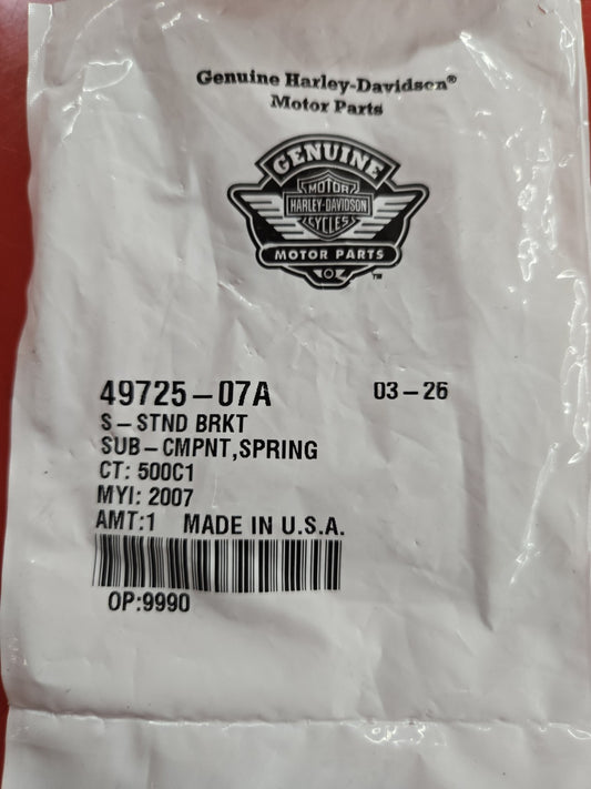 Harley Davidson Side Jiffy Kick Stand Spring  OEM 49725-07A  #0515