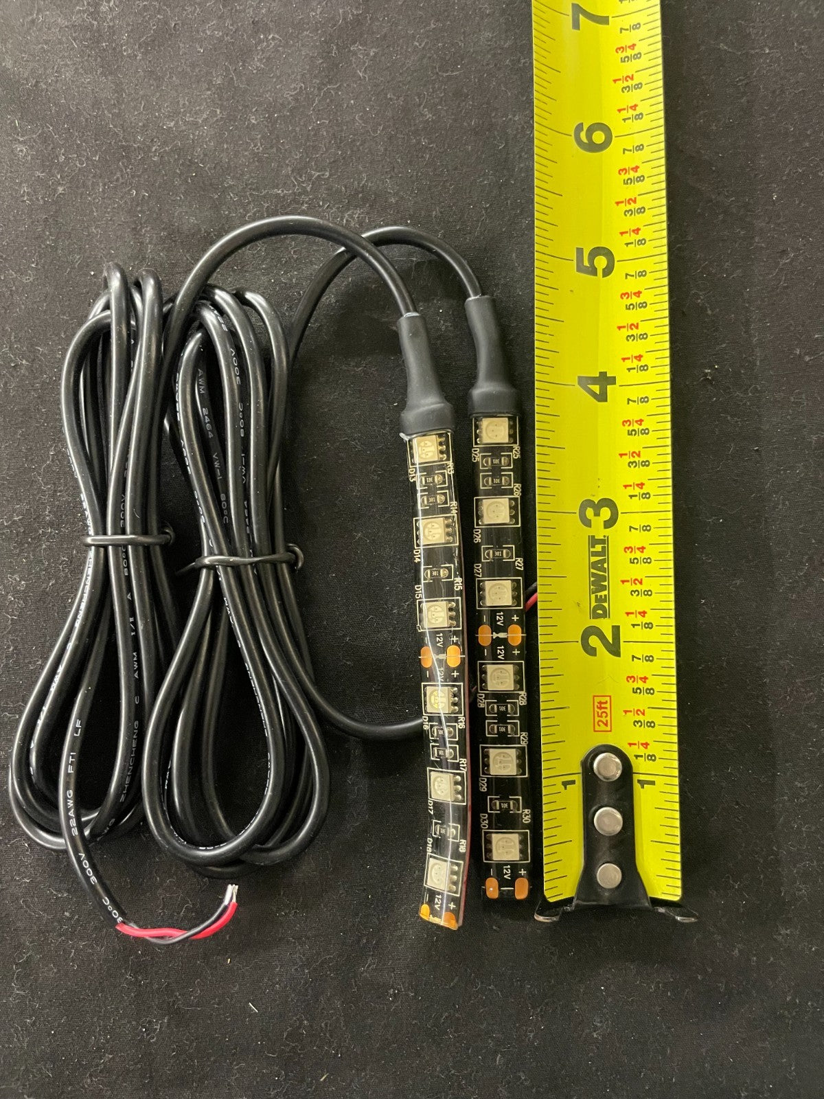 2X LED Blinkers Light Strips For Motorcycle  #0328