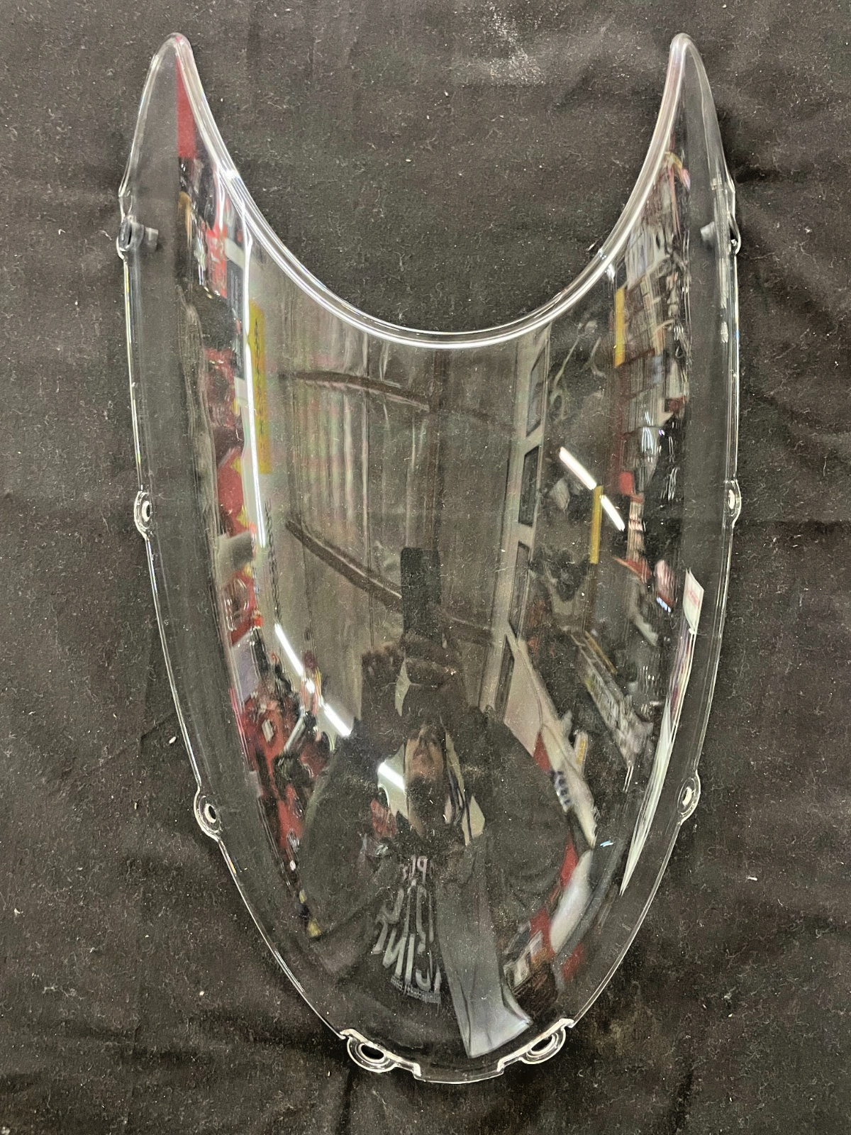 Triumph Windshield DOT-775 AS7 M30 G1 Clear THRUXTON 1200  #0237