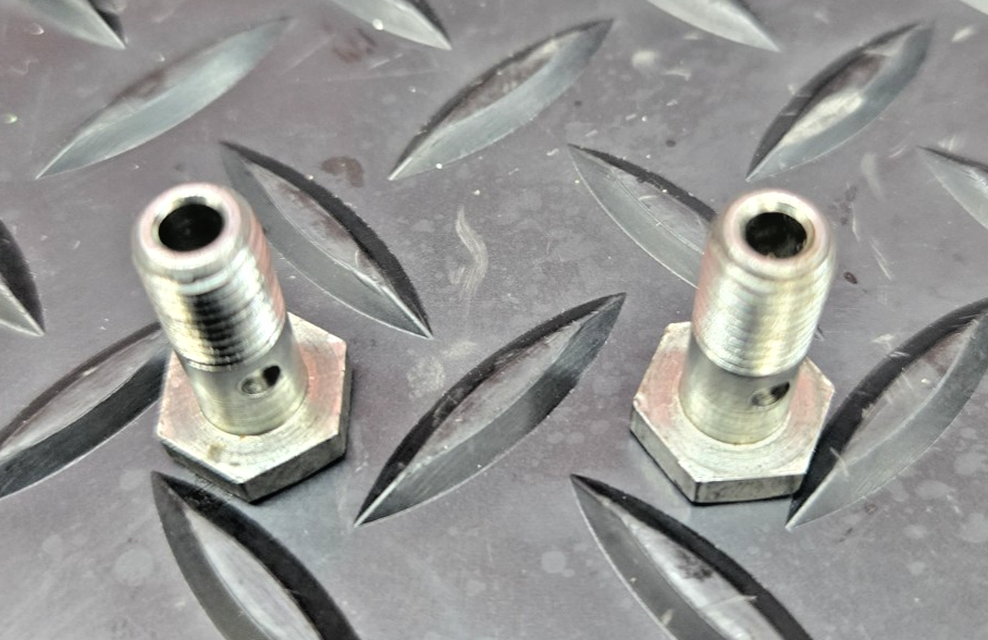 VOR VERTEMATI 503 OEM OIL HOSE BANJO BOLTS WITH  #0983