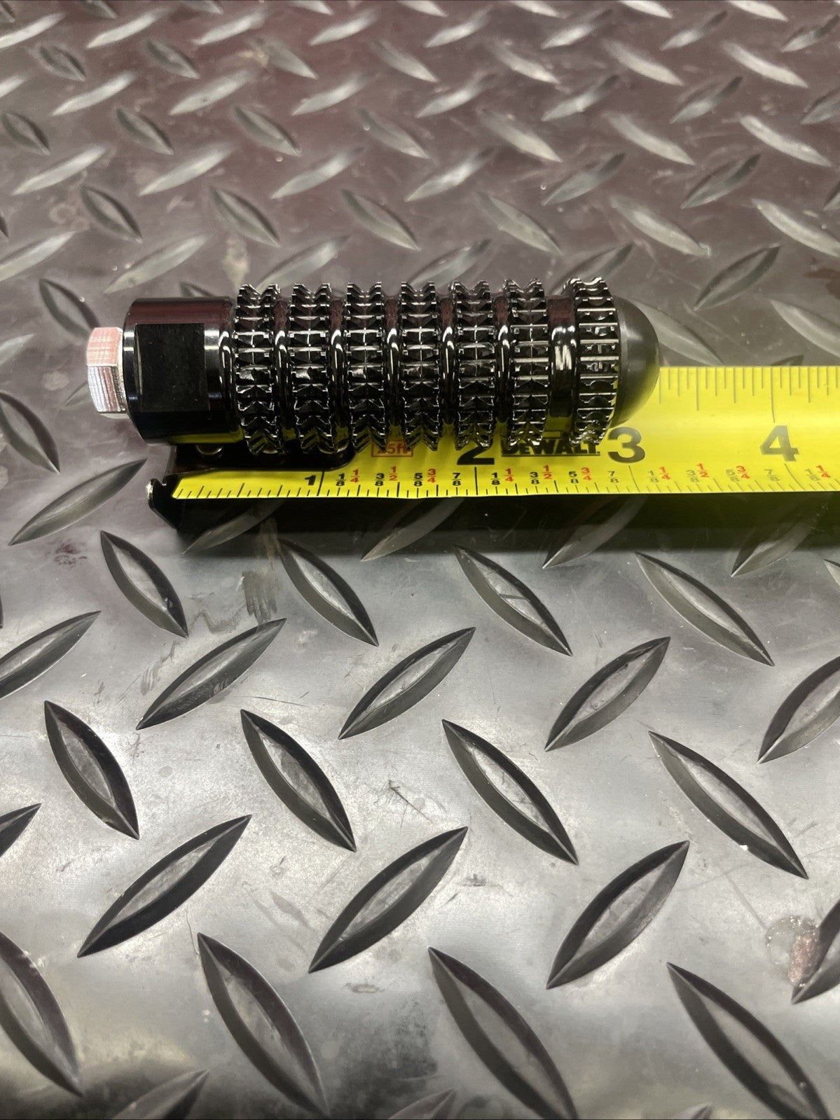 Racing Extra Grip Black Aluminum Foot Pegs 3”  M8 Bolt   #1408