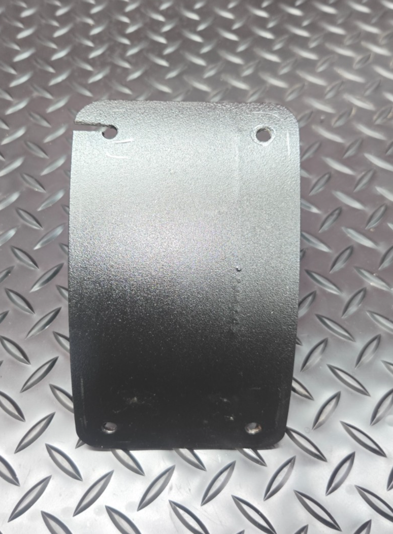Motorcycle Curved Vertical Side Mount License Plate Holder Bracket  #0425