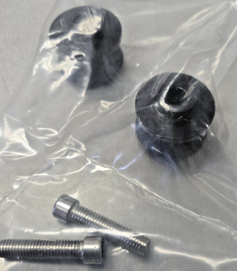 kawasaki ninja 400 z400 Swingarm Spools Sliders 8mm bolts green #0549