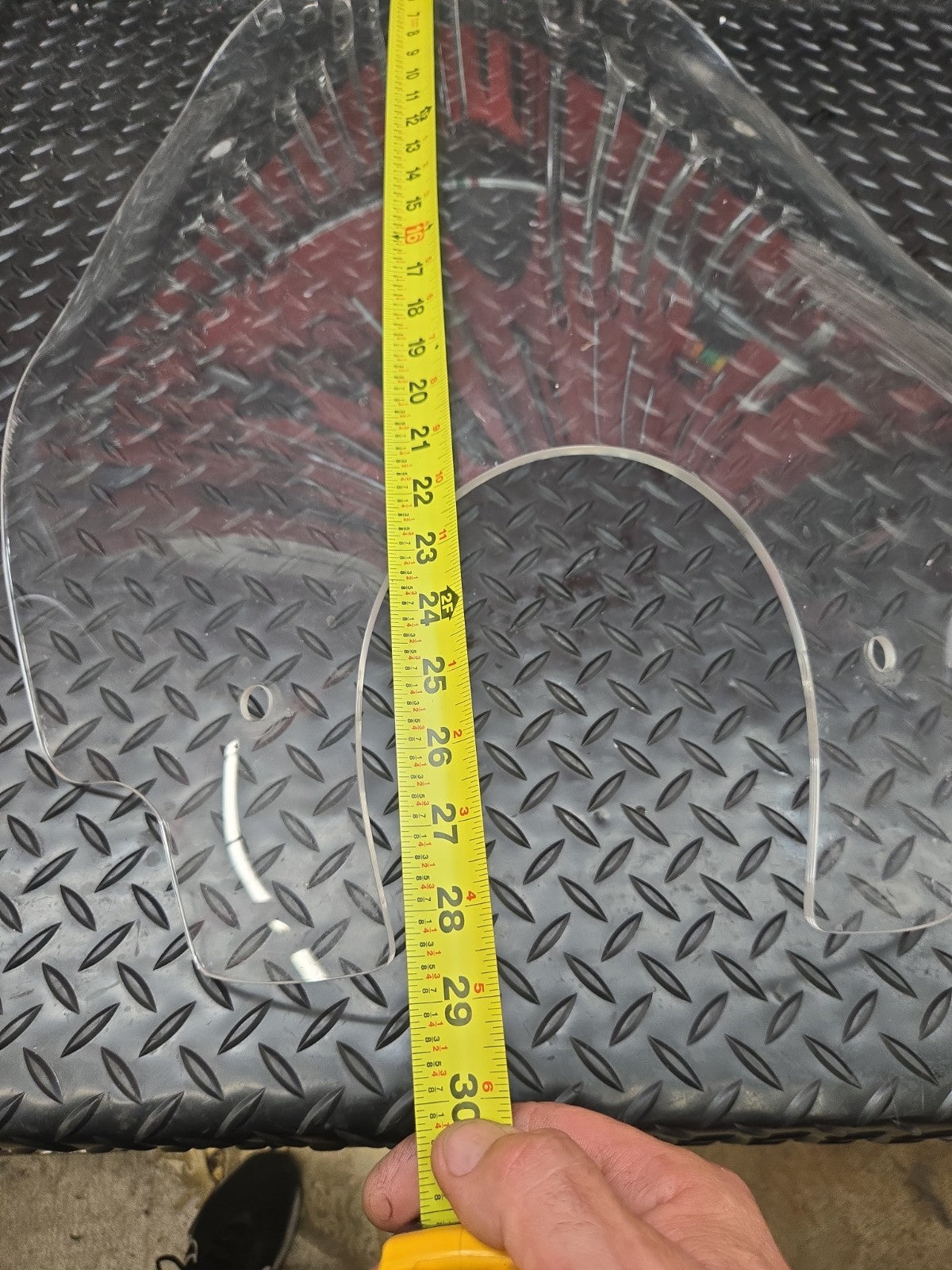 29” Windshield Plexiglass #1355