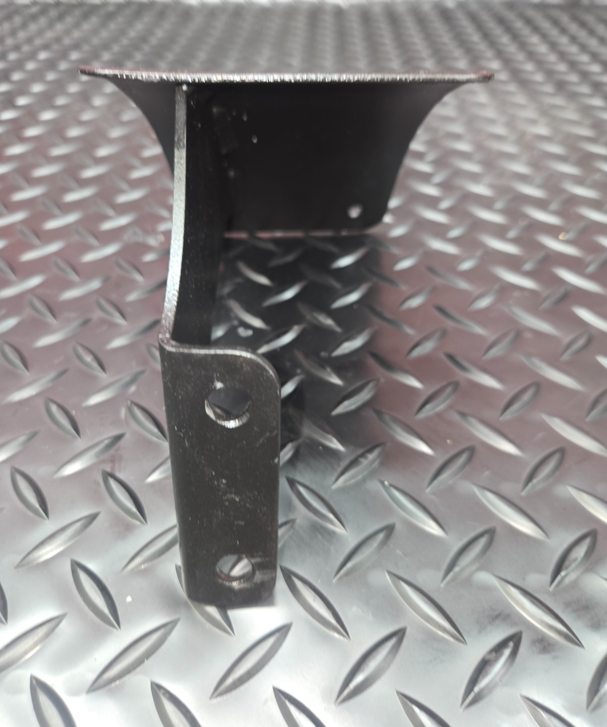 Motorcycle Curved Vertical Side Mount License Plate Holder Bracket  #0425