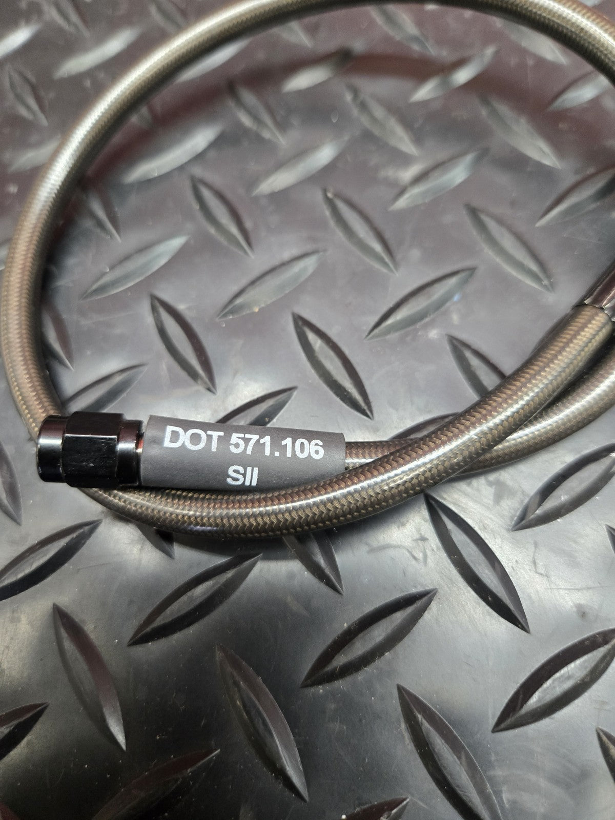LA CHOPPER 24" Brake Cable Line Hose Harley Softail Street Bob Glide 18-25 #0848