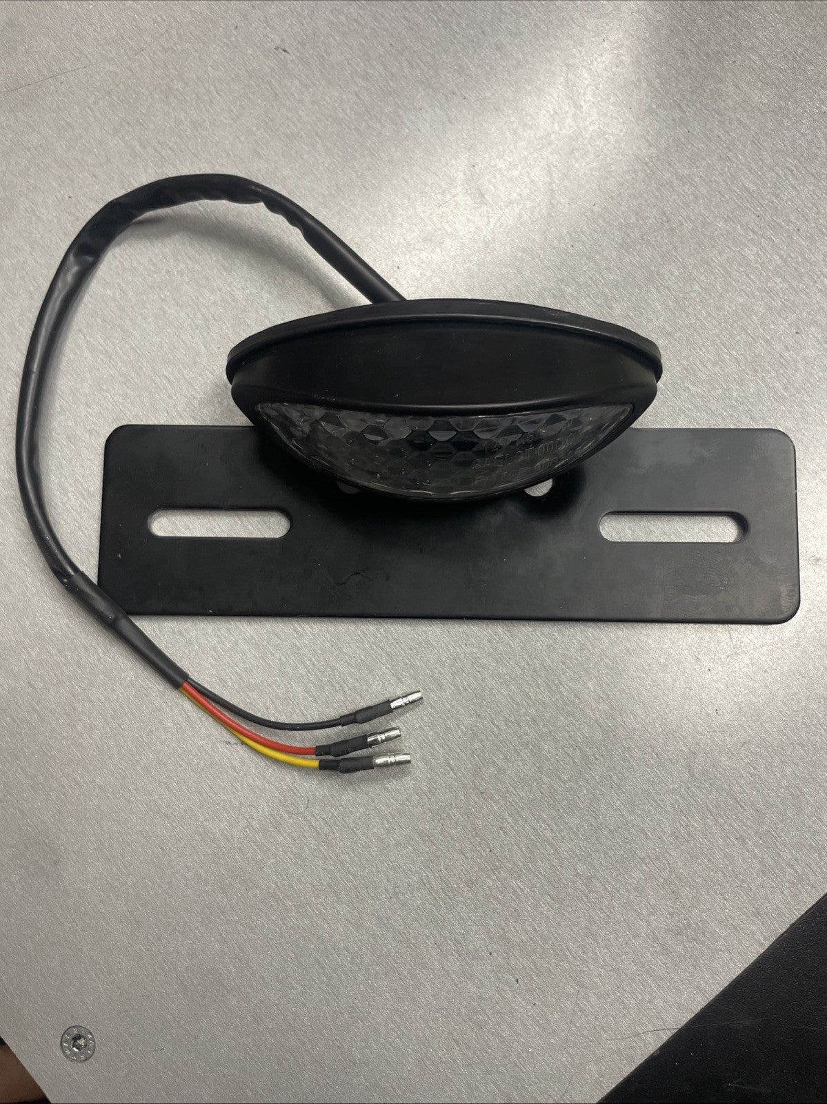 Motorcycle License Plate Holder With Tail Light  #0689