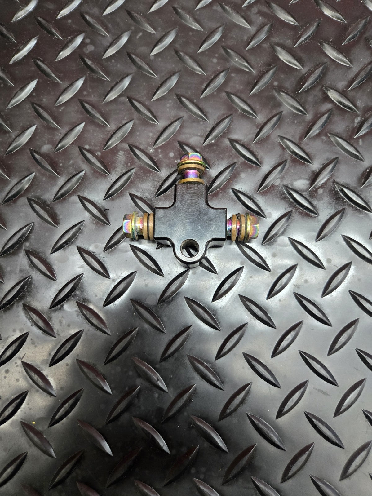 Motorcycle Hydraulic Brake oil Hose Pipe Tee Coupling Tee Connector  #0743