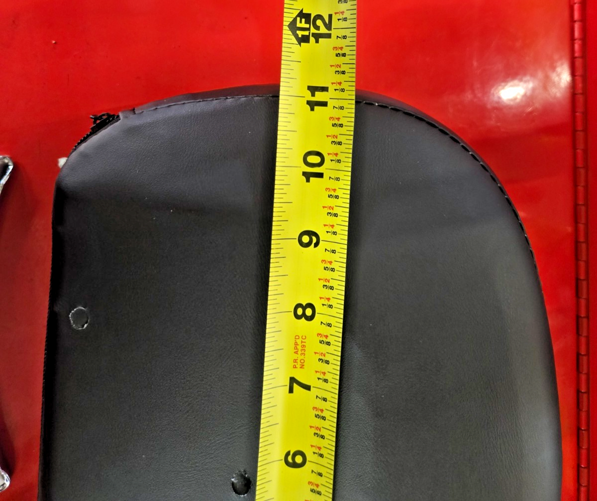 AFTERMARKET Backrest Passenger Pillow ONLY Harley Davidson NO SISSY BAR  #0424