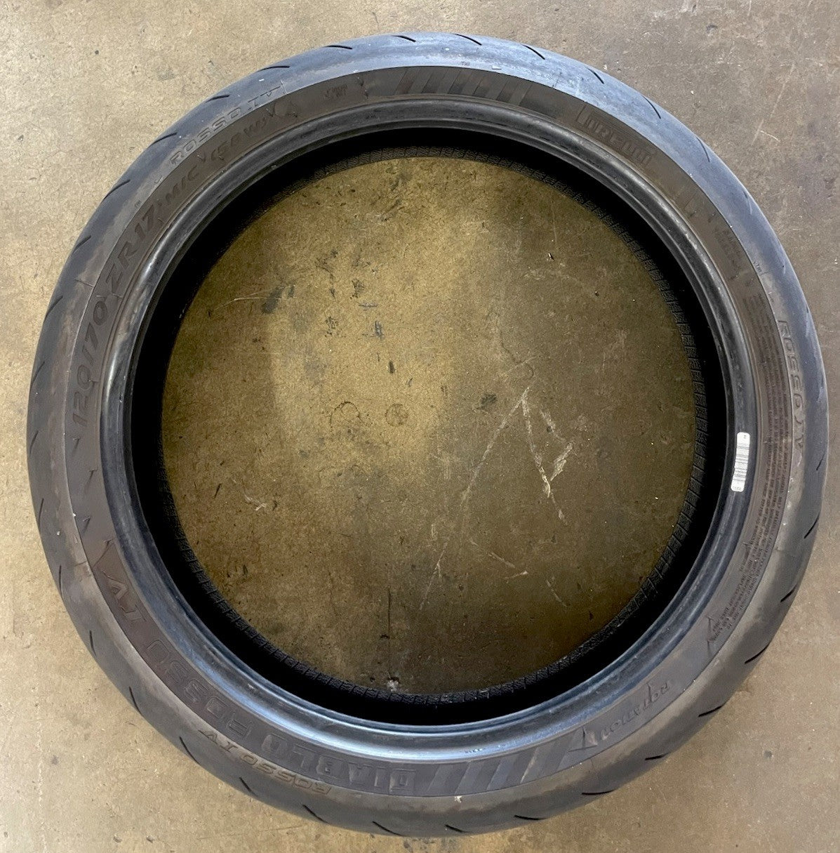 Diablo Rosso IV 2024 Front Tire 120/70-17 58W Radial - USED