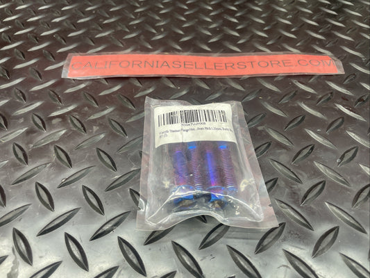 Titanium Burnt Blue Front Caliper Race Bolts M10x60mm 1.25mm Pitch  #1414