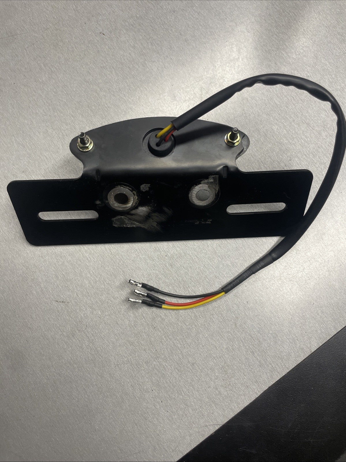 Motorcycle License Plate Holder With Tail Light  #0689