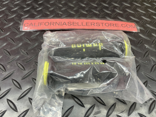 Domino Racing Motorcycle Grips 7/8” 22mm Black / Yellow  #1383