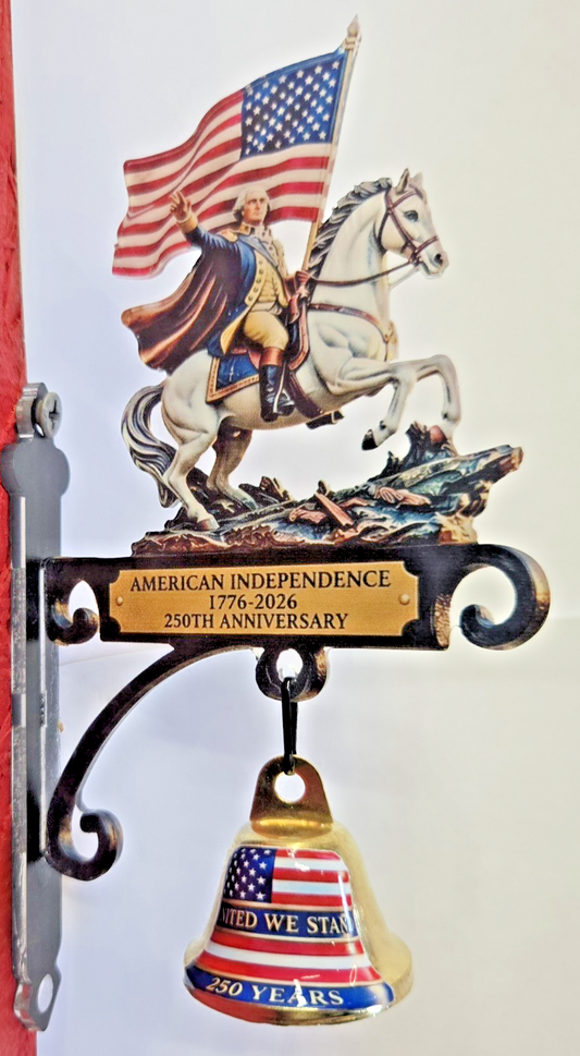250th Anniversary Horse Doorbell Decor Vintage Equestrian Wall Bell #1082