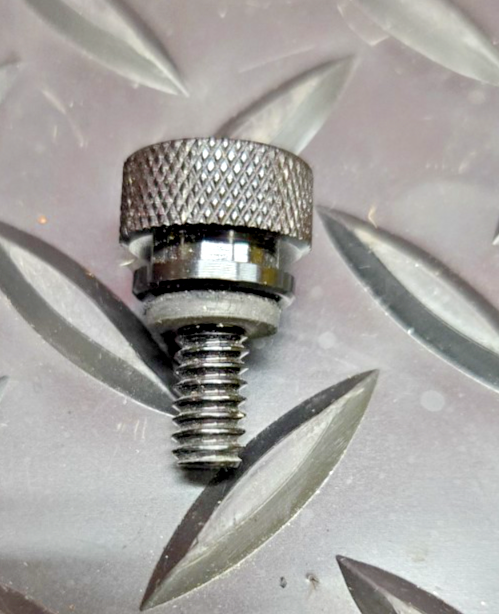 CNC Seat Bolt Black Screw for Harley Davidson #0865