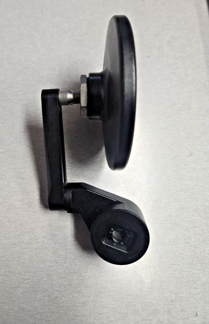 MZS Side Mirror 3" View Rear Mirrors Round Black #0674