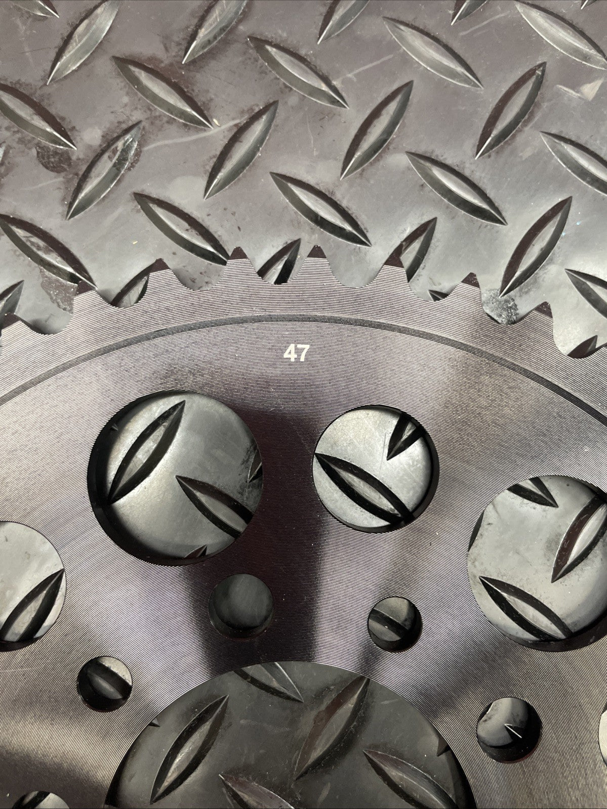 DRIVEN RACING Aluminum Rear Sprocket 5058-520-47T BK  #0807