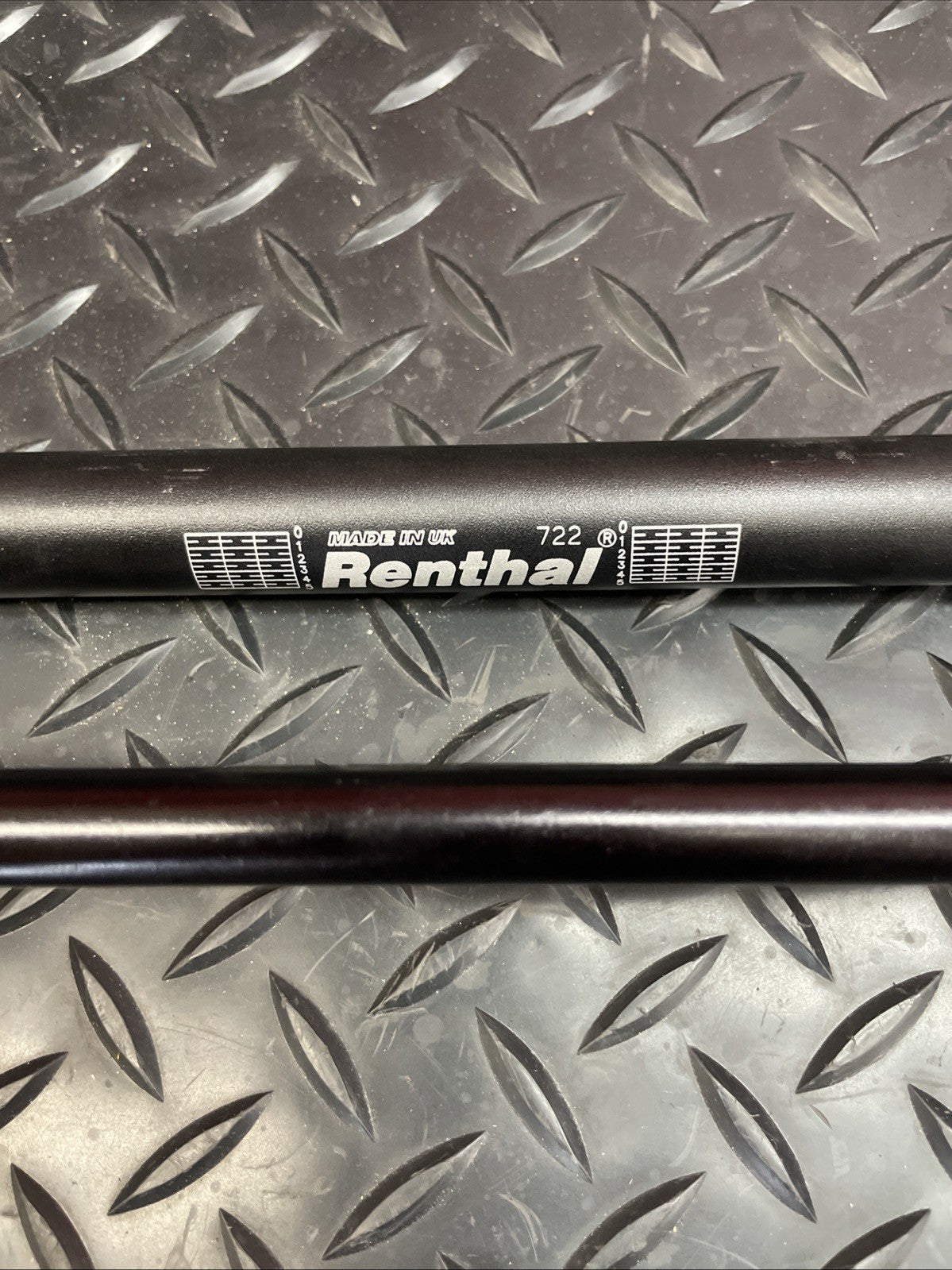 Renthal Black Handlebar - 7/8" 722 CR High/Ricky Johnson  #1317