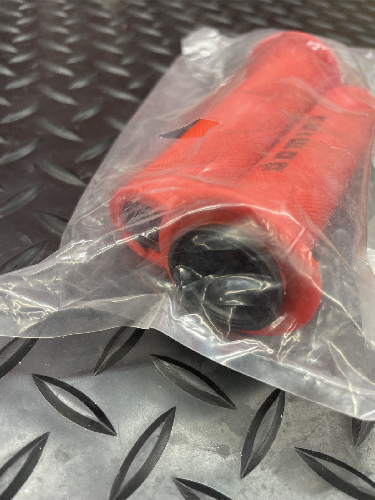 Domino Racing Motorcycle Grips 7/8” 22mm Red / Black  #1380