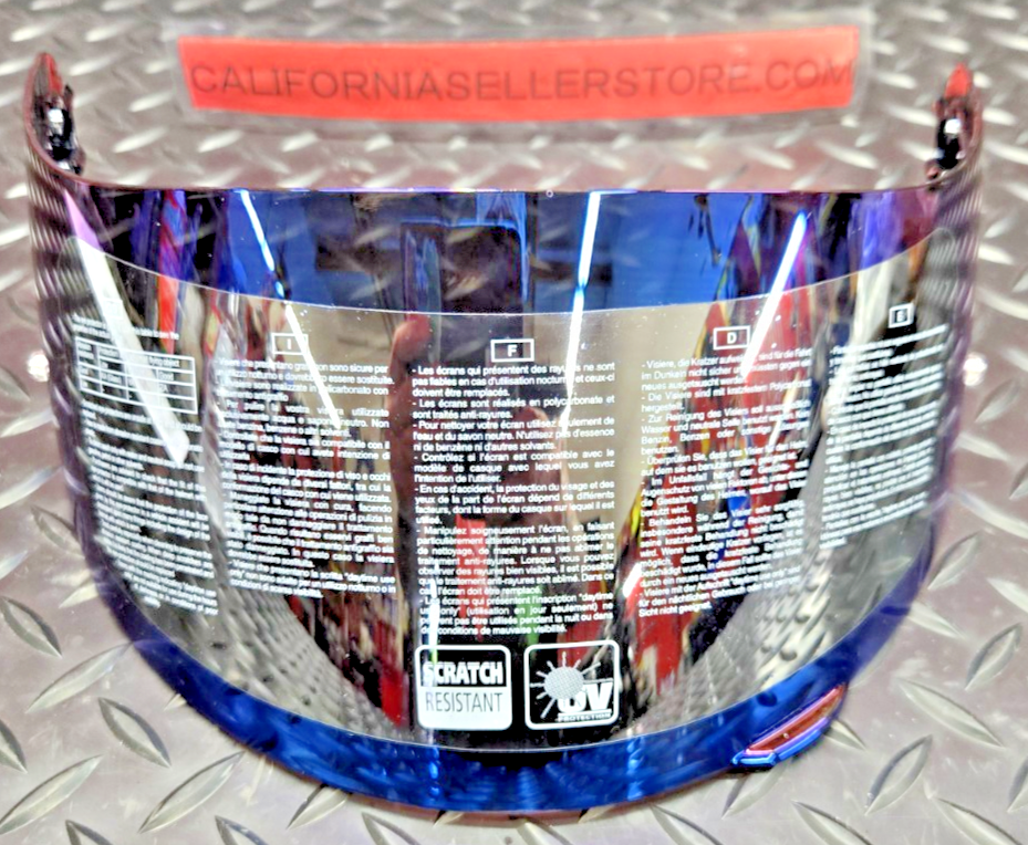 AGV K3 K4 Visor IRIDIUM BLUE 0130-0741  #0844