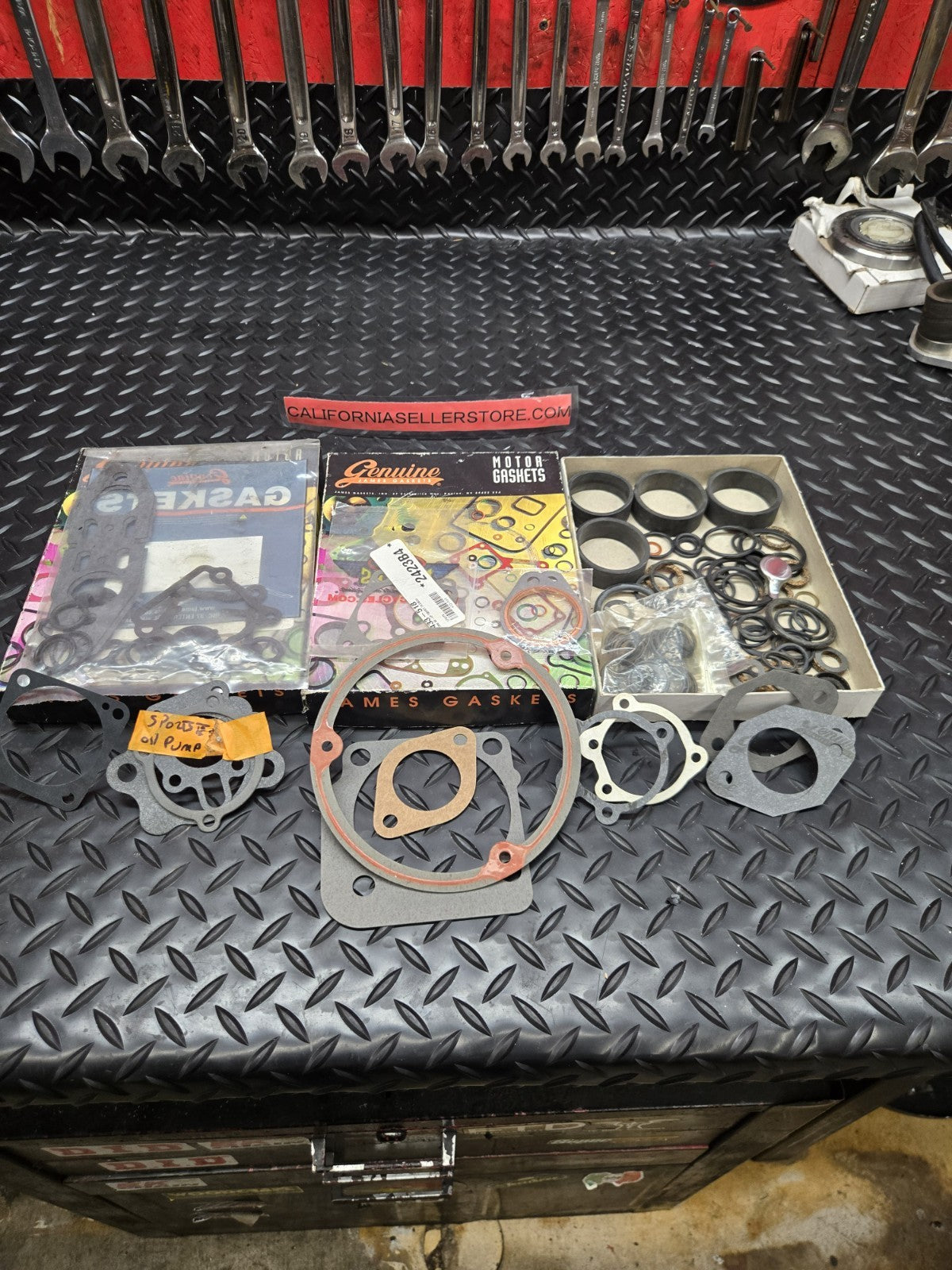 Harley Davidson Twin Cam Engine Gasket miscellanous sold as is  #0768