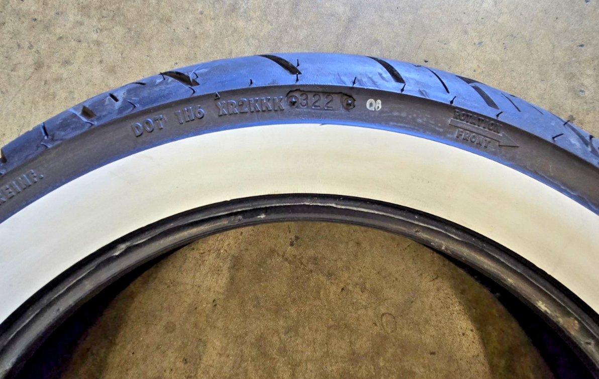 SHINKO SR777HD WHITE WALL   130 90 B16 HD  95%  #0614
