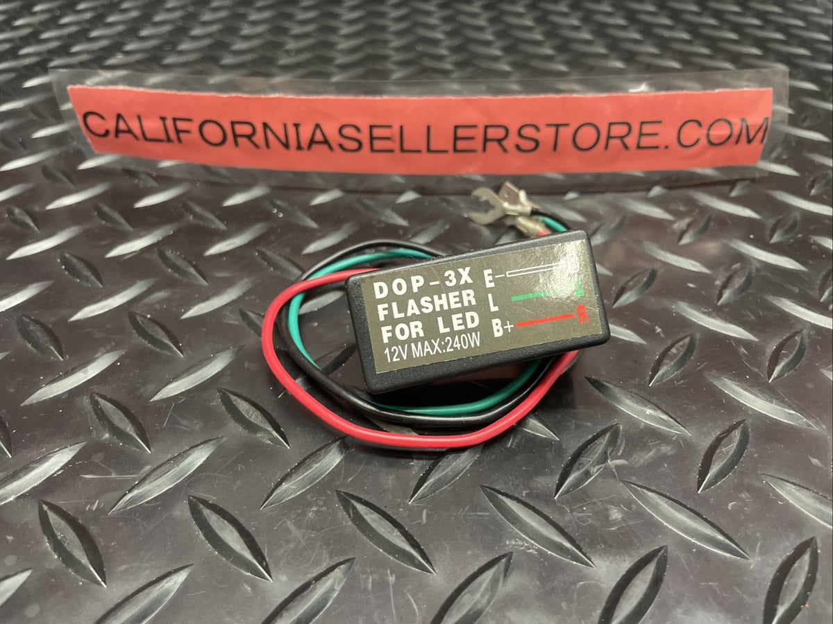 LED Flasher Blinker Relay 3Pin 12V Motorcycle Signal Controller DOP-3X  #0881