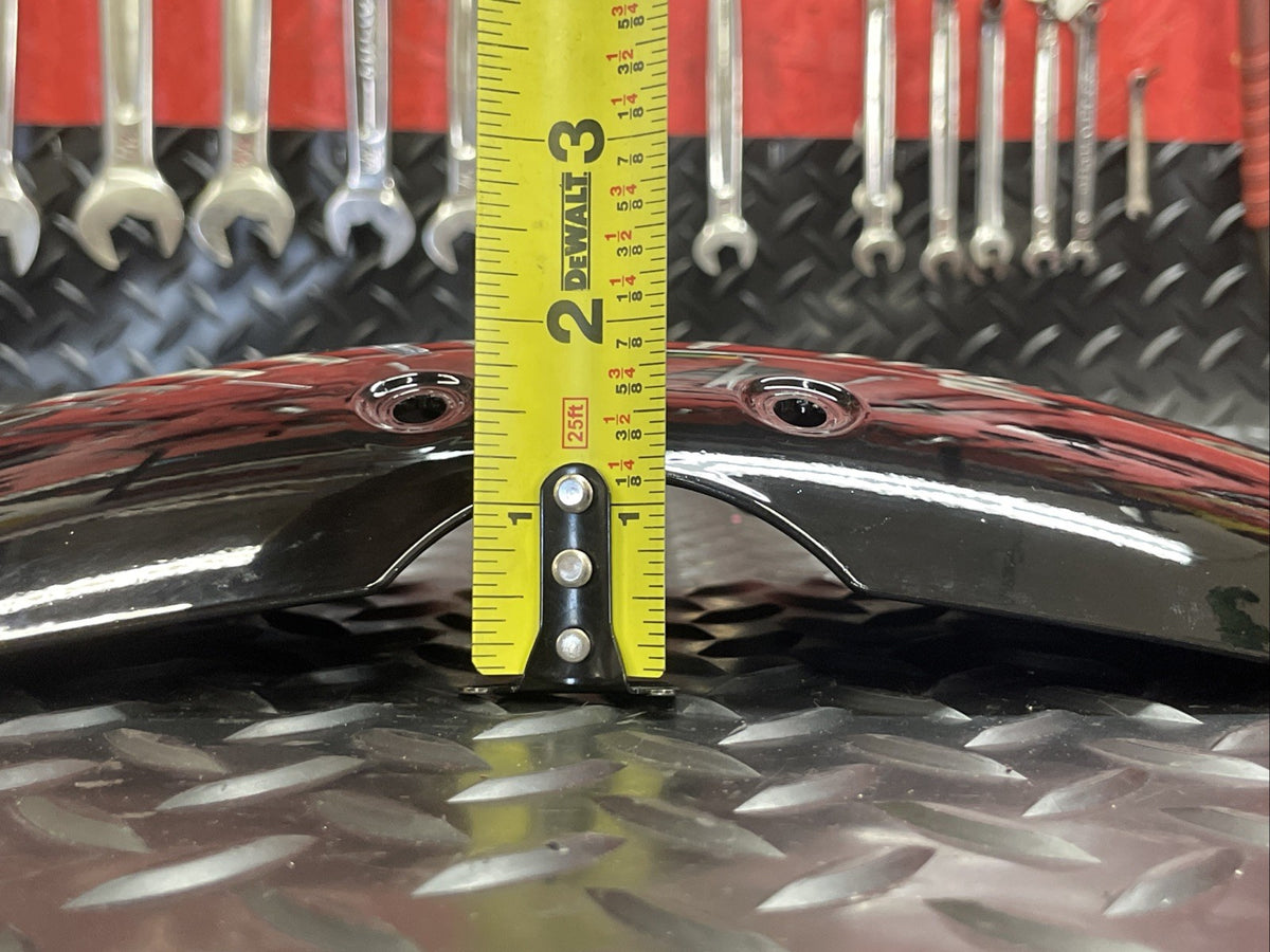 Cafe Racer Style Front Fender Short Mudguard Black 13.25” Length   #1191