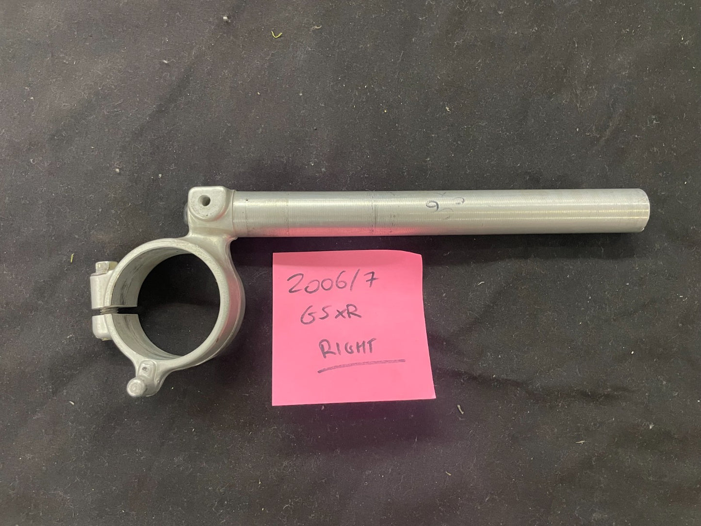 2006 2007 SUZUKI GSXR 600 GSXR600 RIGHT Clip On Handlebar OEM  #0126