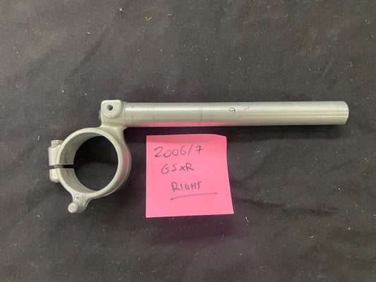 2006 2007 SUZUKI GSXR 600 GSXR600 RIGHT Clip On Handlebar OEM  #0126