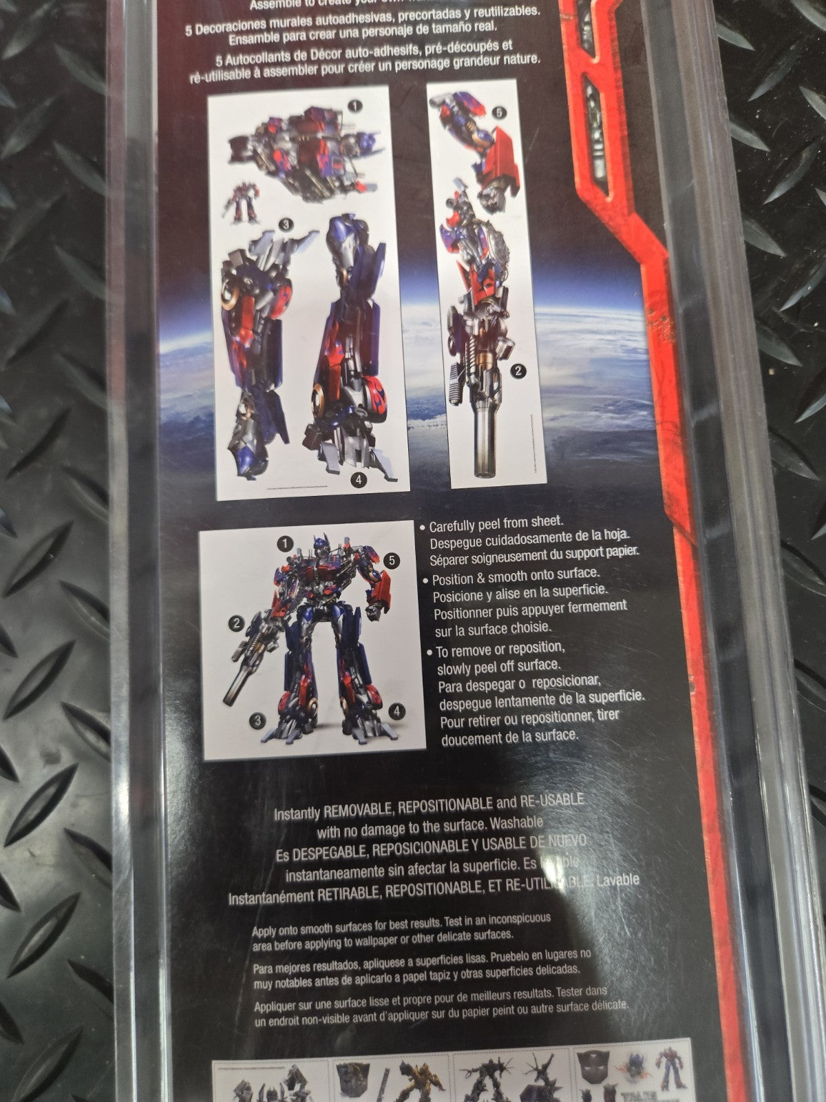 Transformers Peel & Stick Wall Decals Total - #1160