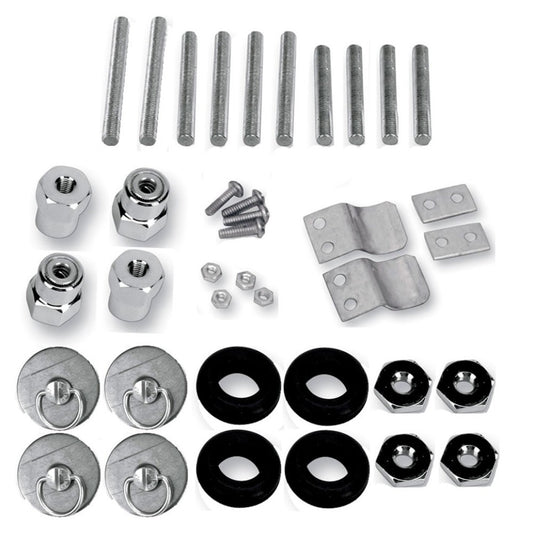 Saddlemen S4 Quick Saddlebag Docking Post And Fastener Kits 3501-0338  #0673