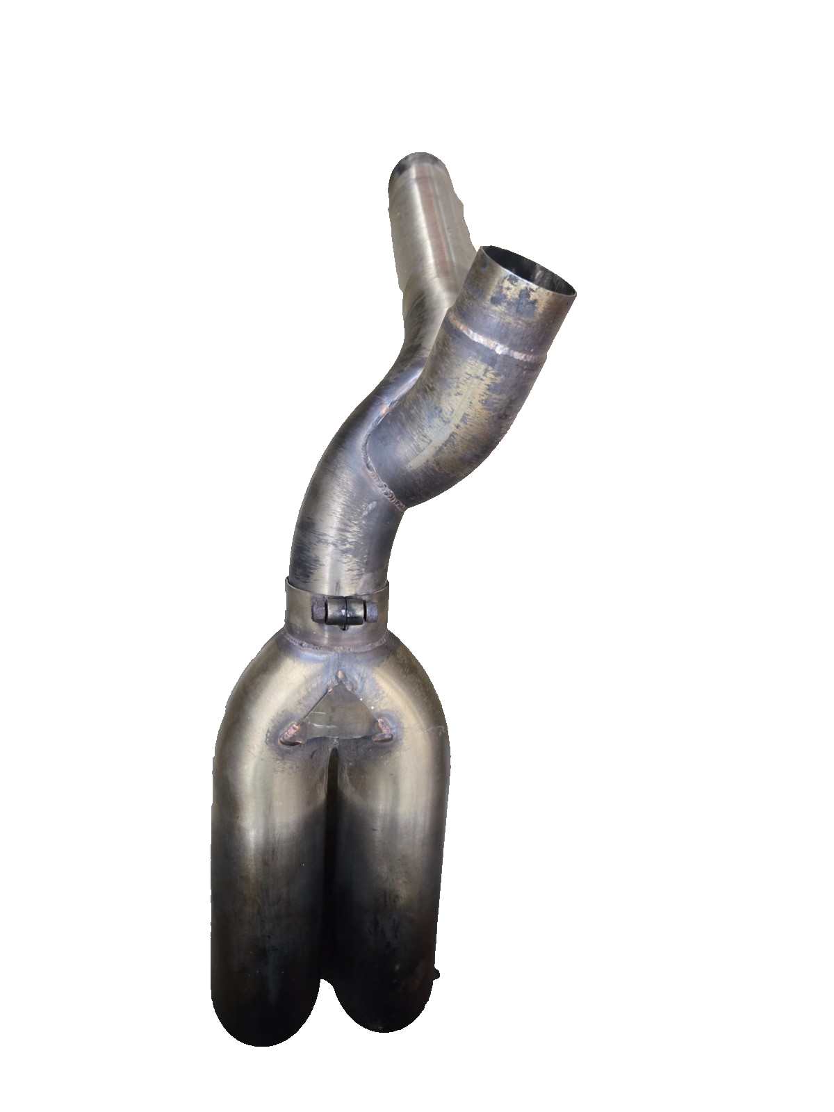 2011 DUCATI MONSTER 796 Dual-Tube Slip-on Muffler MID PIPE  #0245