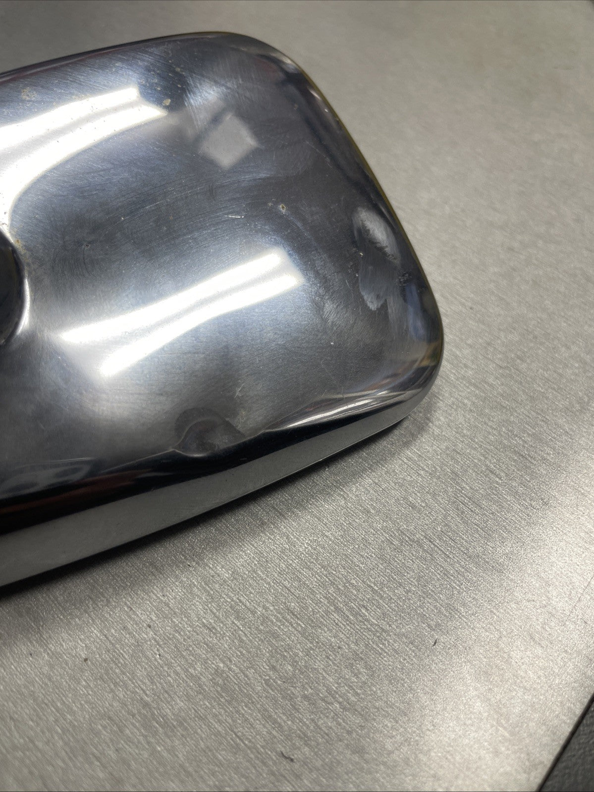 Motorcycle Vintage Napoleon Bar End Mirror Pair - Chrome   #0682