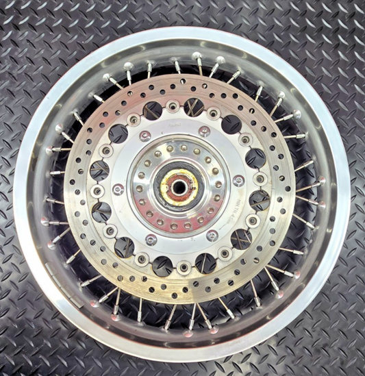 Triumph Thruxton 900 T2000301 Thruxton Front Wheel Hub Assembly with rotor #0520