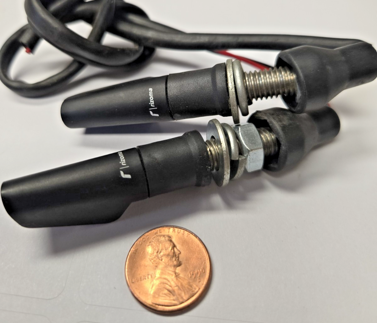 2 X RIZOMA LEGGERA Blinker RIZOMA TS120B  LED MADE IN ITALY #0455